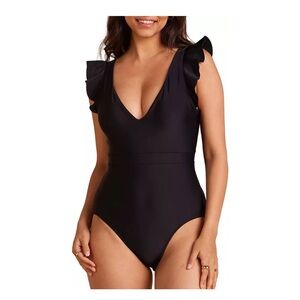 Summersalt. The ruffle backflip. Size 4. Black